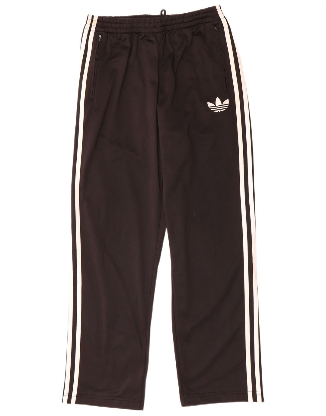 Adidas Mens Tracksuit Trousers Medium Black Polyester