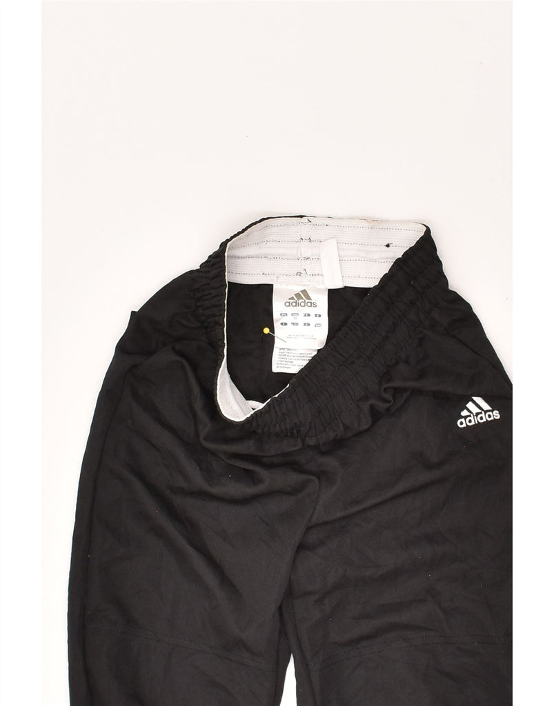 ADIDAS Boys Tracksuit Trousers Joggers 4-5 Years XS Black Polyester | Vintage Adidas | Thrift | Second-Hand Adidas | Used Clothing | Messina Hembry 