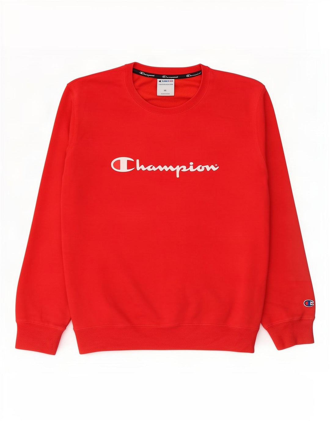 Champion Mens Graphic Sweatshirt Jumper 2XL Red Cotton