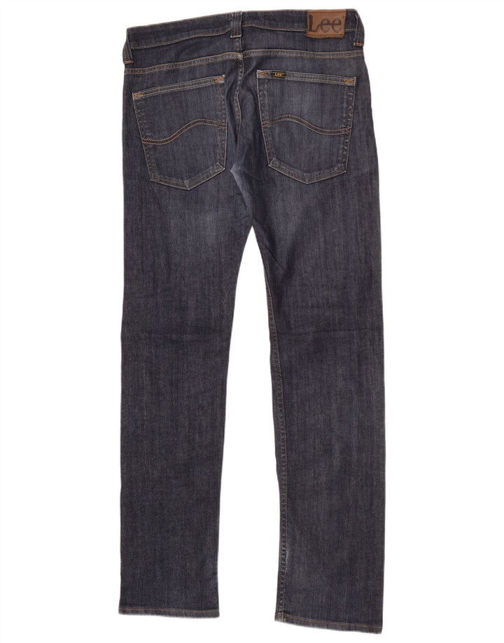 Lee Mens Powell Slim Jeans W34 L34 Navy Blue Cotton