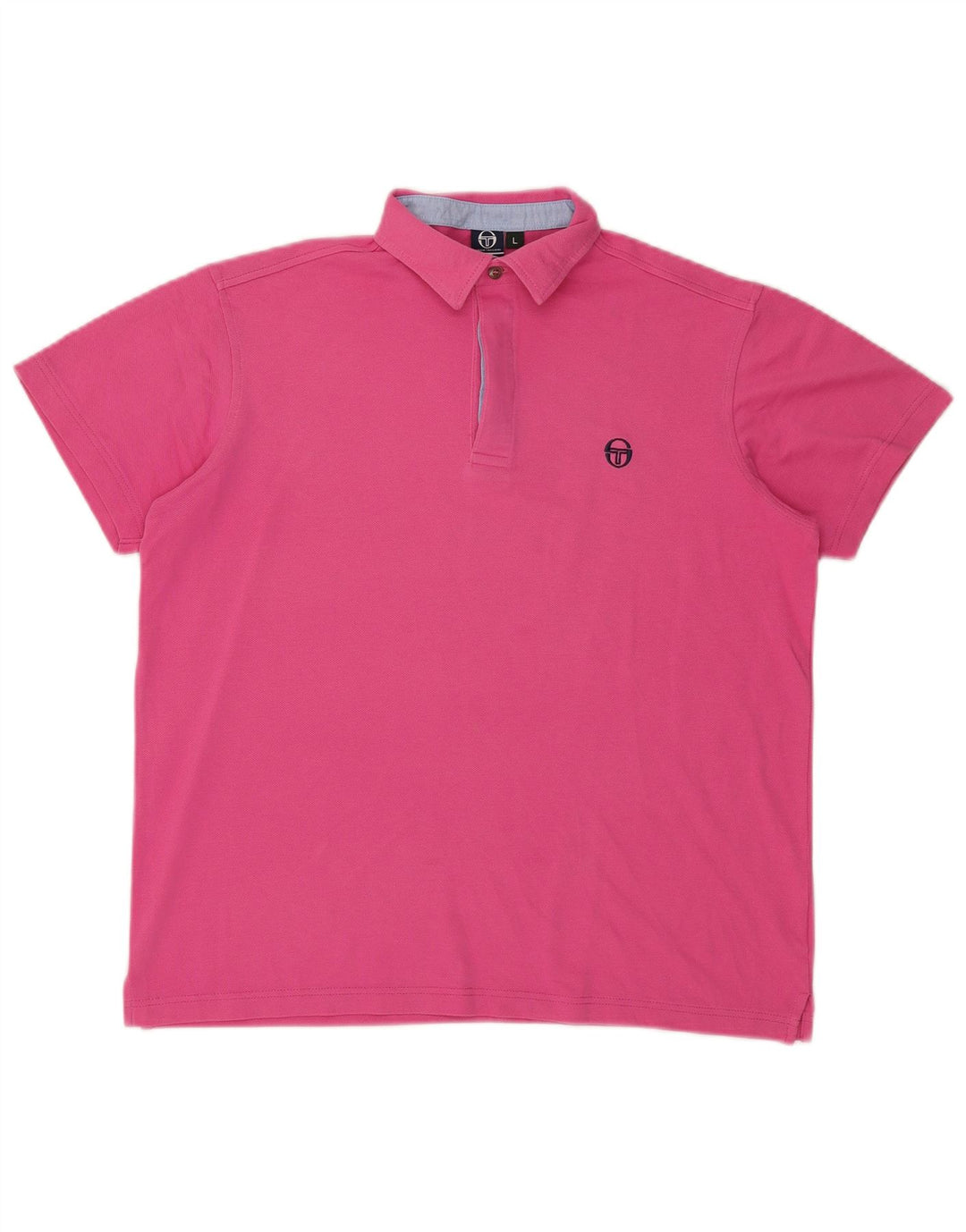 Sergio Tacchini Mens Polo Shirt Large Pink