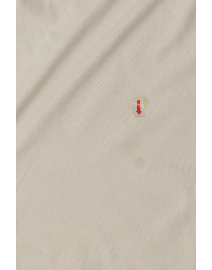 ADIDAS Mens T-Shirt Top Medium White Cotton