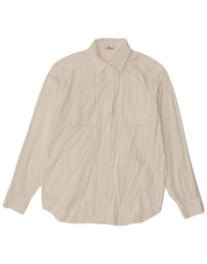 Van Laack Womens Shirt EU 38 Medium White Cotton