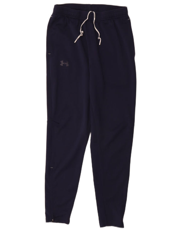 Under Armour Mens Tracksuit Trousers Medium Navy Blue