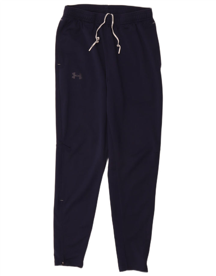 Under Armour Mens Tracksuit Trousers Medium Navy Blue