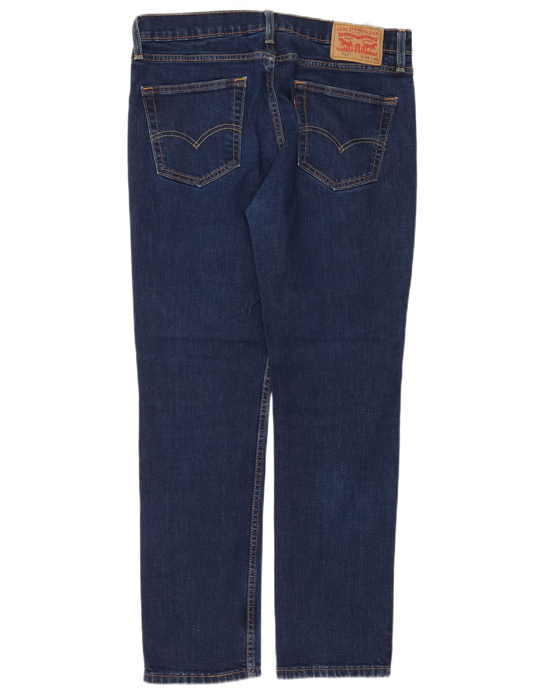LEVI'S Mens 511 Slim Jeans W34 L30 Blue Cotton