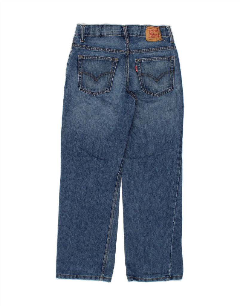 LEVI'S Boys 505 Regular Straight Jeans 11-12 Years W26 L26 Blue Cotton Vintage Levi's and Second-Hand Levi's from Messina Hembry 