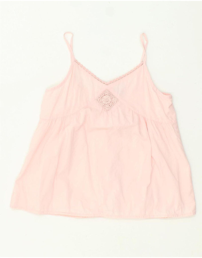 GAP Girls Cami Top 12-13 Years XL Pink Floral Cotton Vintage Gap and Second-Hand Gap from Messina Hembry 