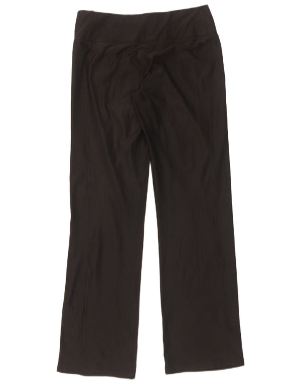 Nike Womens Dri Fit Tracksuit Trousers UK 14 Medium Black Polyester