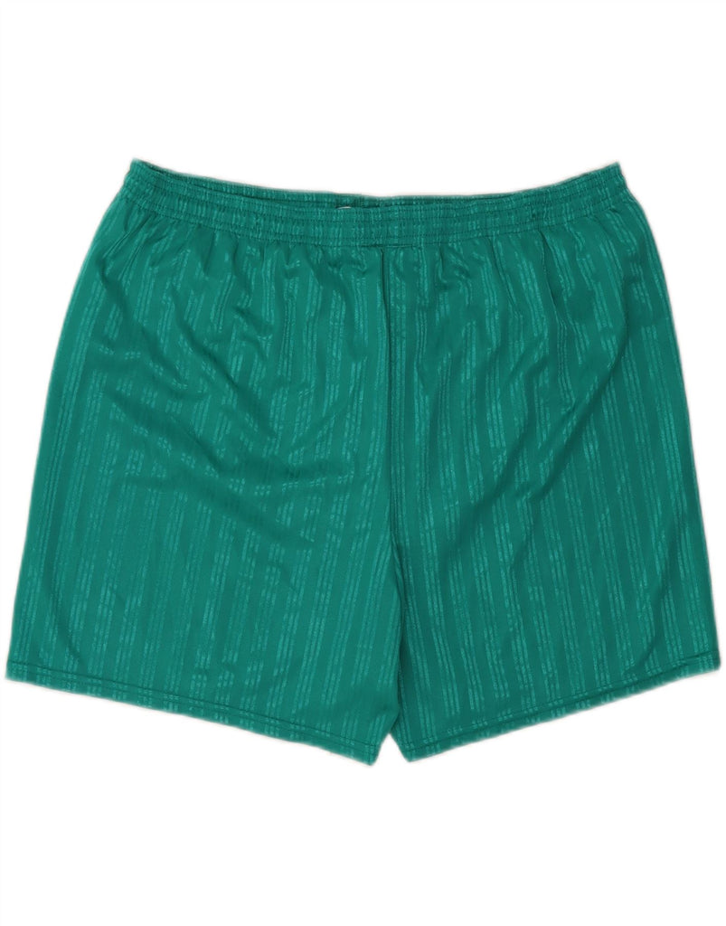 ADIDAS Mens Sport Shorts XL  Turquoise Striped Polyester Vintage Adidas and Second-Hand Adidas from Messina Hembry 