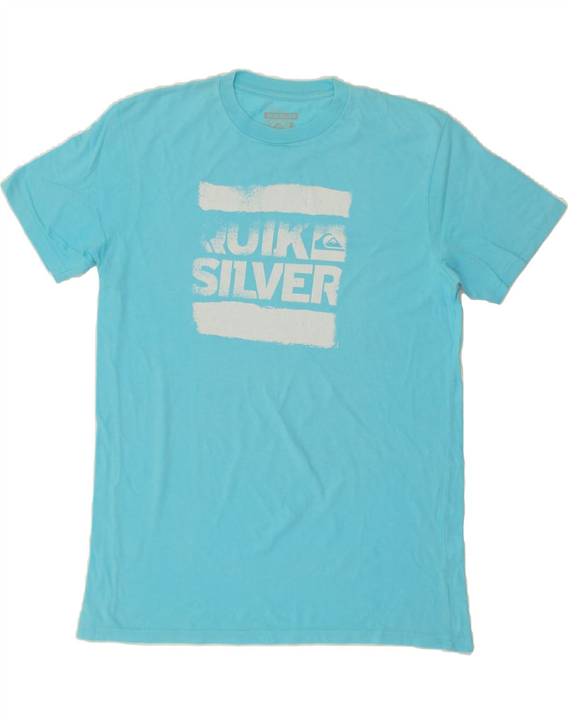 QUIKSILVER Womens Graphic T-Shirt Top UK 18 XL Blue | Vintage Quiksilver | Thrift | Second-Hand Quiksilver | Used Clothing | Messina Hembry 