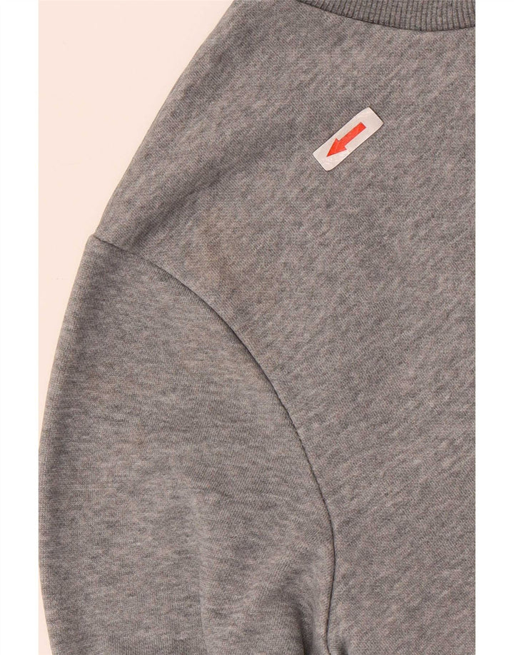 Puma Mens Graphic Sweatshirt Jumper Medium Grey Cotton