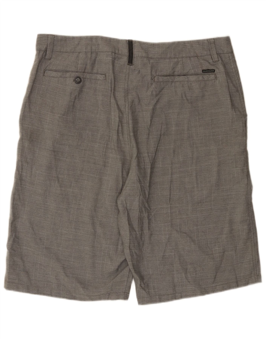 Quiksilver Mens Chino Shorts W38 XL  Grey Flecked Polyester