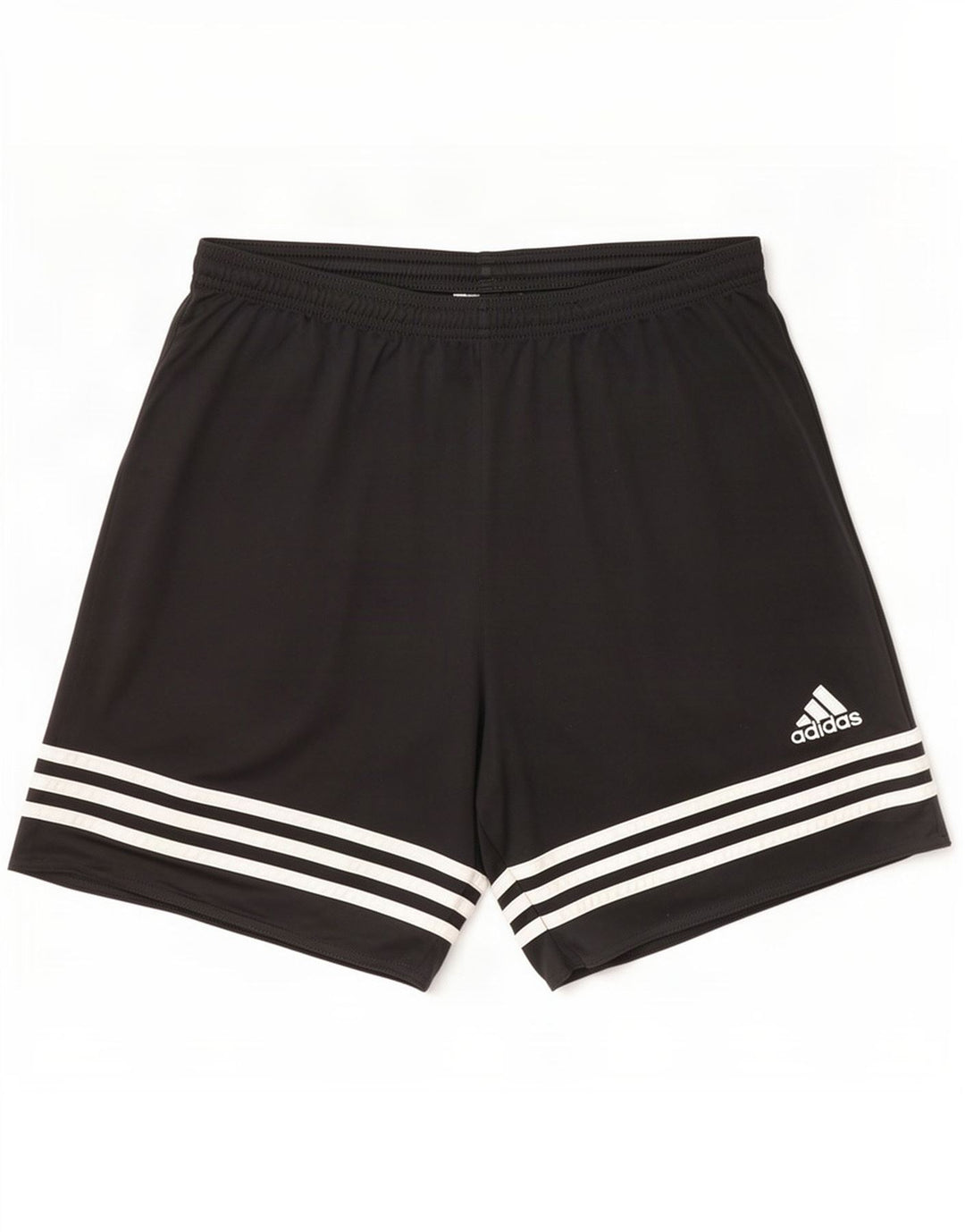 Adidas Mens Climalite Sport Shorts Large Black Striped Polyester