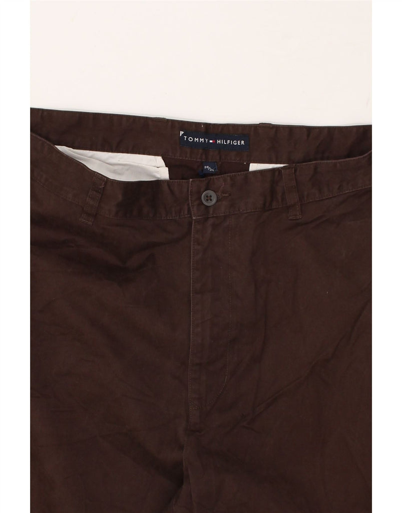 TOMMY HILFIGER Mens Tapered Chino Trousers W36 L34  Brown Cotton | Vintage Tommy Hilfiger | Thrift | Second-Hand Tommy Hilfiger | Used Clothing | Messina Hembry 