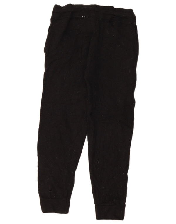 Marks & Spencer Womens Knit Joggers Casual Trousers Large W32 L26 Black