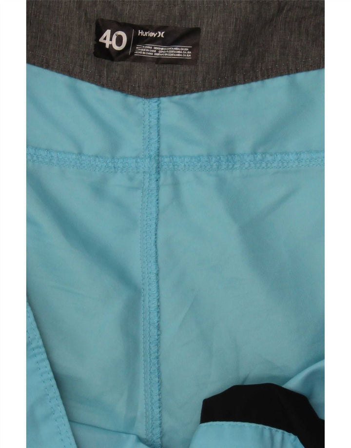 Hurley Mens Graphic Swimming Shorts XL  Blue