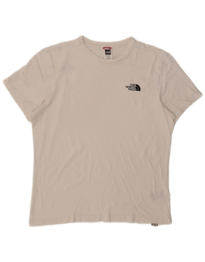 THE NORTH FACE Mens T-Shirt Top Large White Cotton
