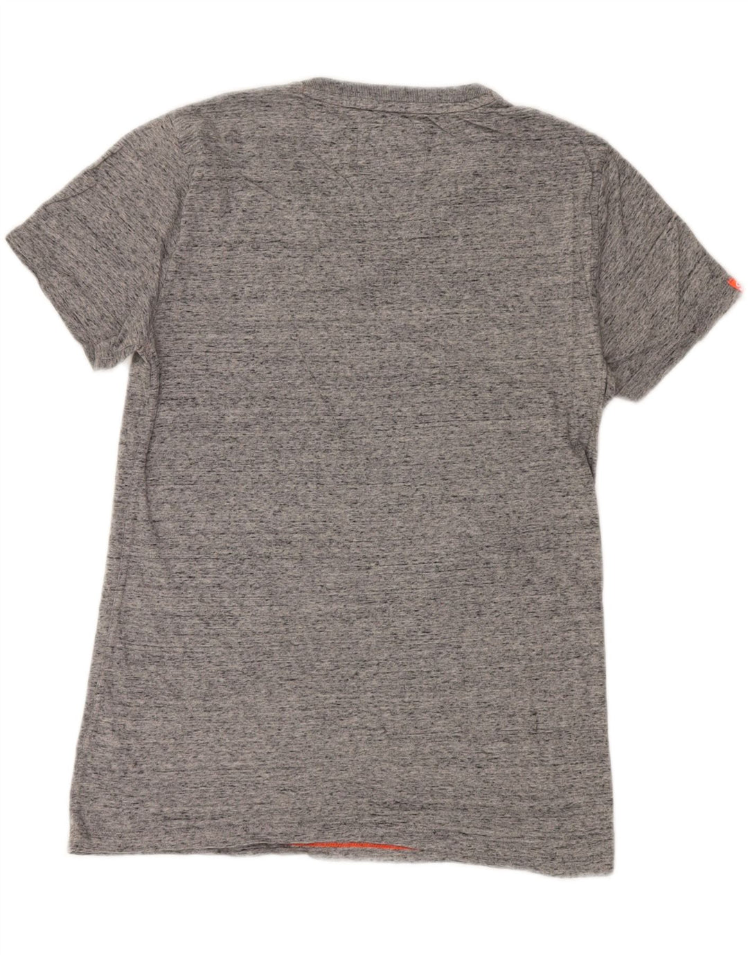SUPERDRY Mens T-Shirt Top Medium Grey Flecked Cotton