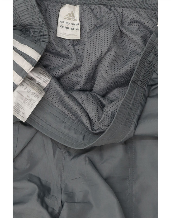 ADIDAS Womens Tracksuit Trousers Joggers UK 14 Large Grey Polyester