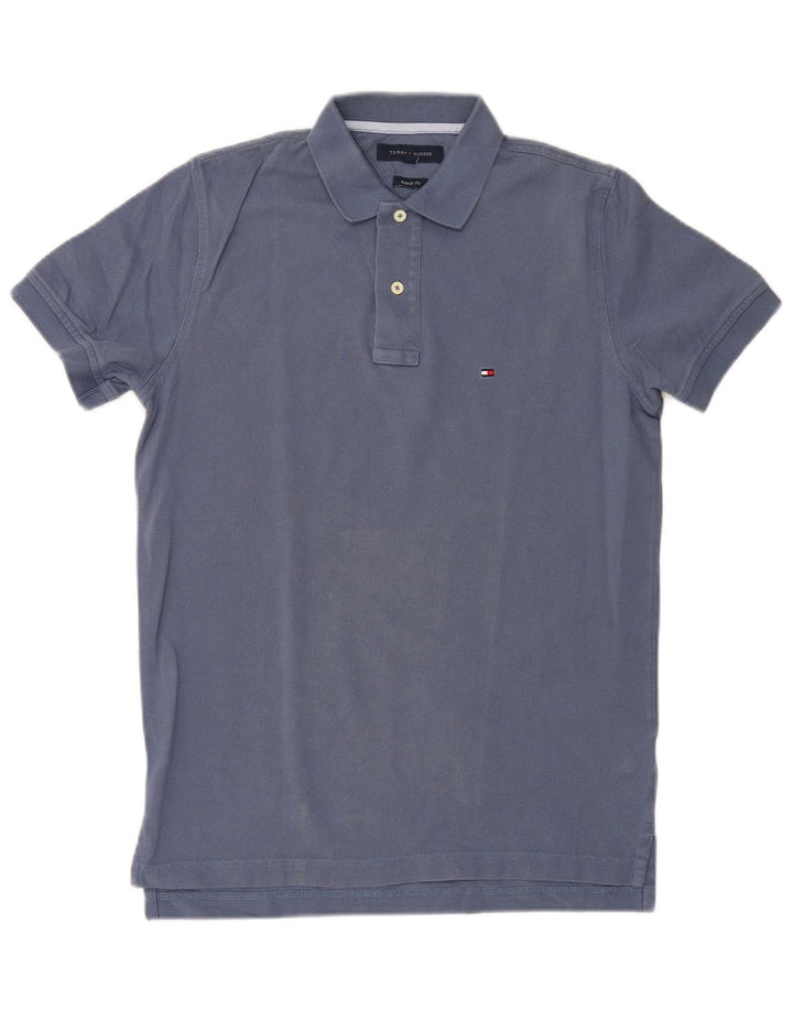 Tommy Hilfiger Mens Regular Fit Polo Shirt Small Blue