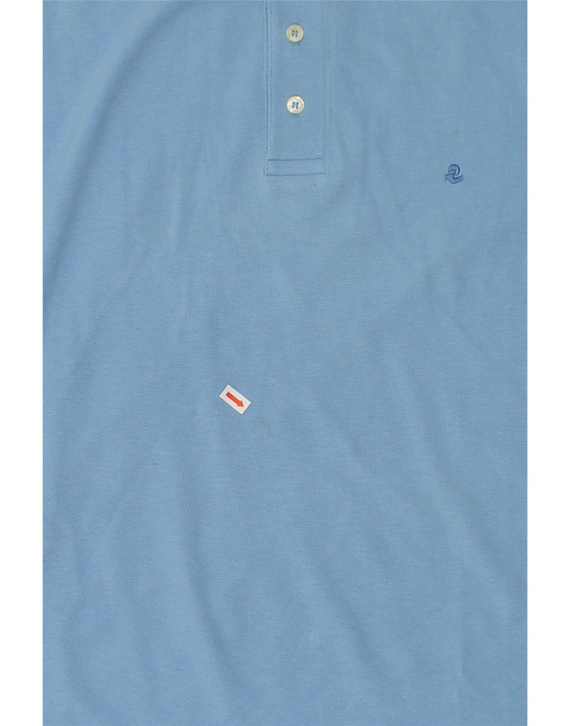 INVICTA Mens Polo Shirt Large Blue Cotton | Vintage Invicta | Thrift | Second-Hand Invicta | Used Clothing | Messina Hembry 