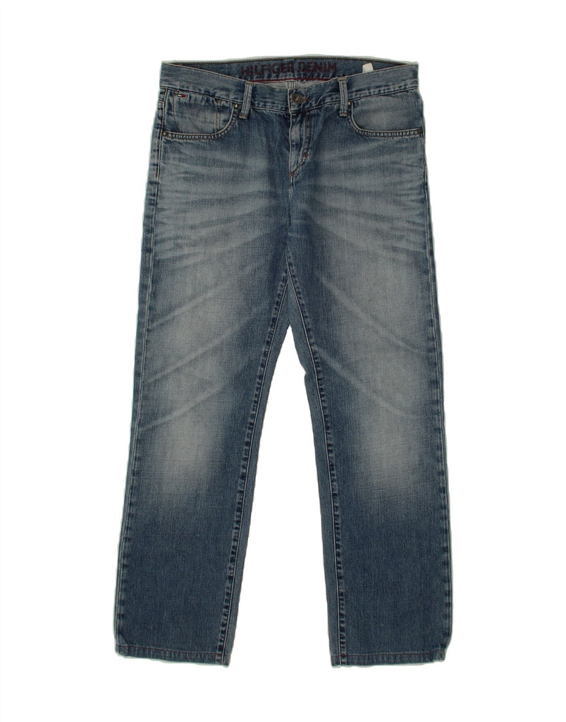 TOMMY HILFIGER Mens Straight Jeans W34 L30 Brown Cotton Vintage Tommy Hilfiger and Second-Hand Tommy Hilfiger from Messina Hembry 