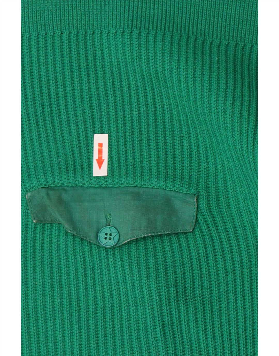 Navigare Mens Crew Neck Jumper Sweater Large Green Wool