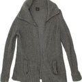 PAUL & SHARK Womens Open Cardigan Sweater UK 12 Medium Grey Vintage Paul & Shark and Second-Hand Paul & Shark from Messina Hembry 