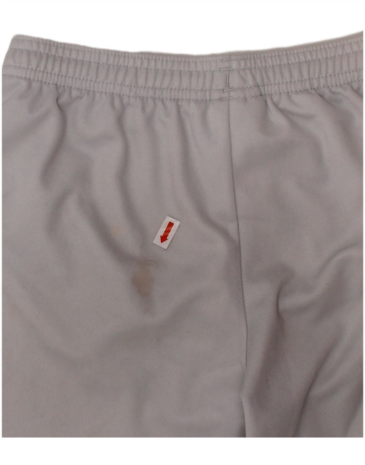 ADIDAS Boys Climalite Sport Shorts 9-10 Years  White Polyester