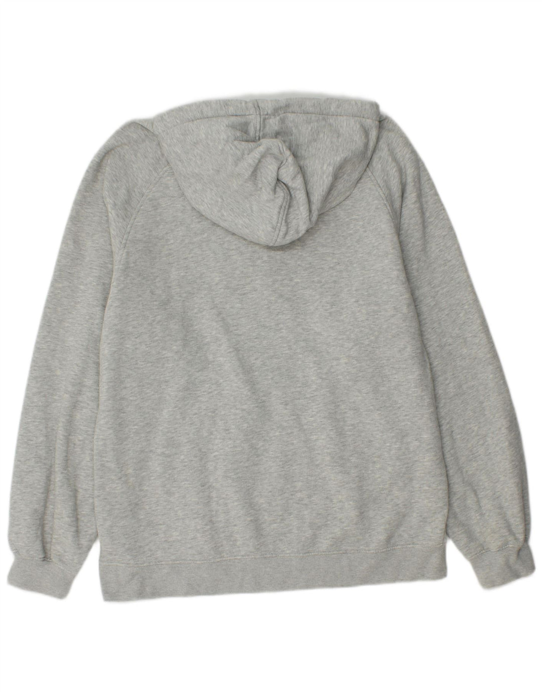 Nike Mens Graphic Hoodie Jumper Large Grey Cotton