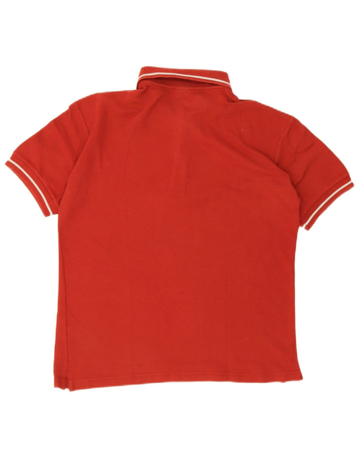 Fila Mens Polo Shirt Small Red Cotton
