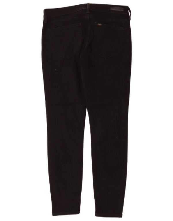 Lee Womens Scarlett Skinny Jeans W30 L27 Black Cotton