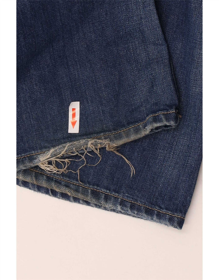 Diesel Mens Zatiny Bootcut Jeans W32 L30 Blue Cotton