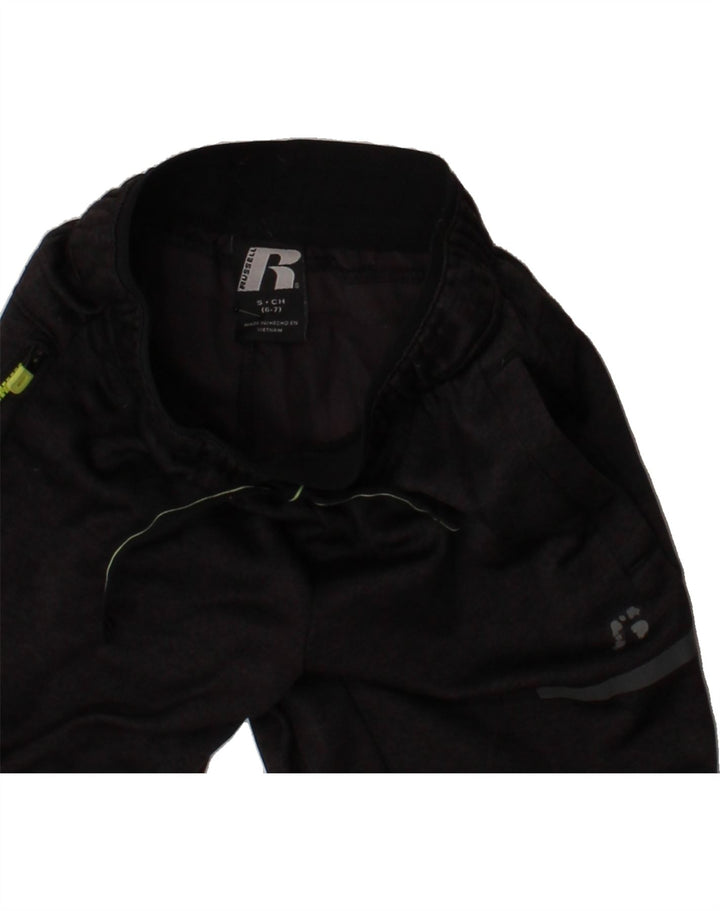 RUSSELL ATHLETIC Boys Tracksuit Trousers Joggers 6-7 Years  Small Grey Vintage Russell Athletic and Second-Hand Russell Athletic from Messina Hembry 