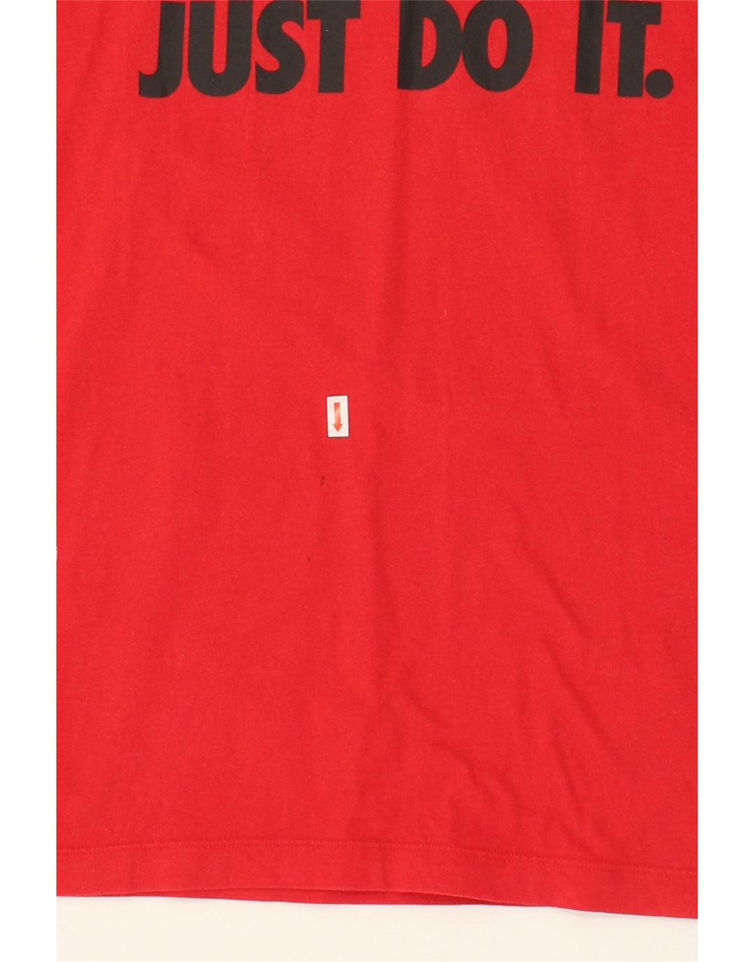 NIKE Mens Graphic T-Shirt Top Large Red Vintage Nike and Second-Hand Nike from Messina Hembry 