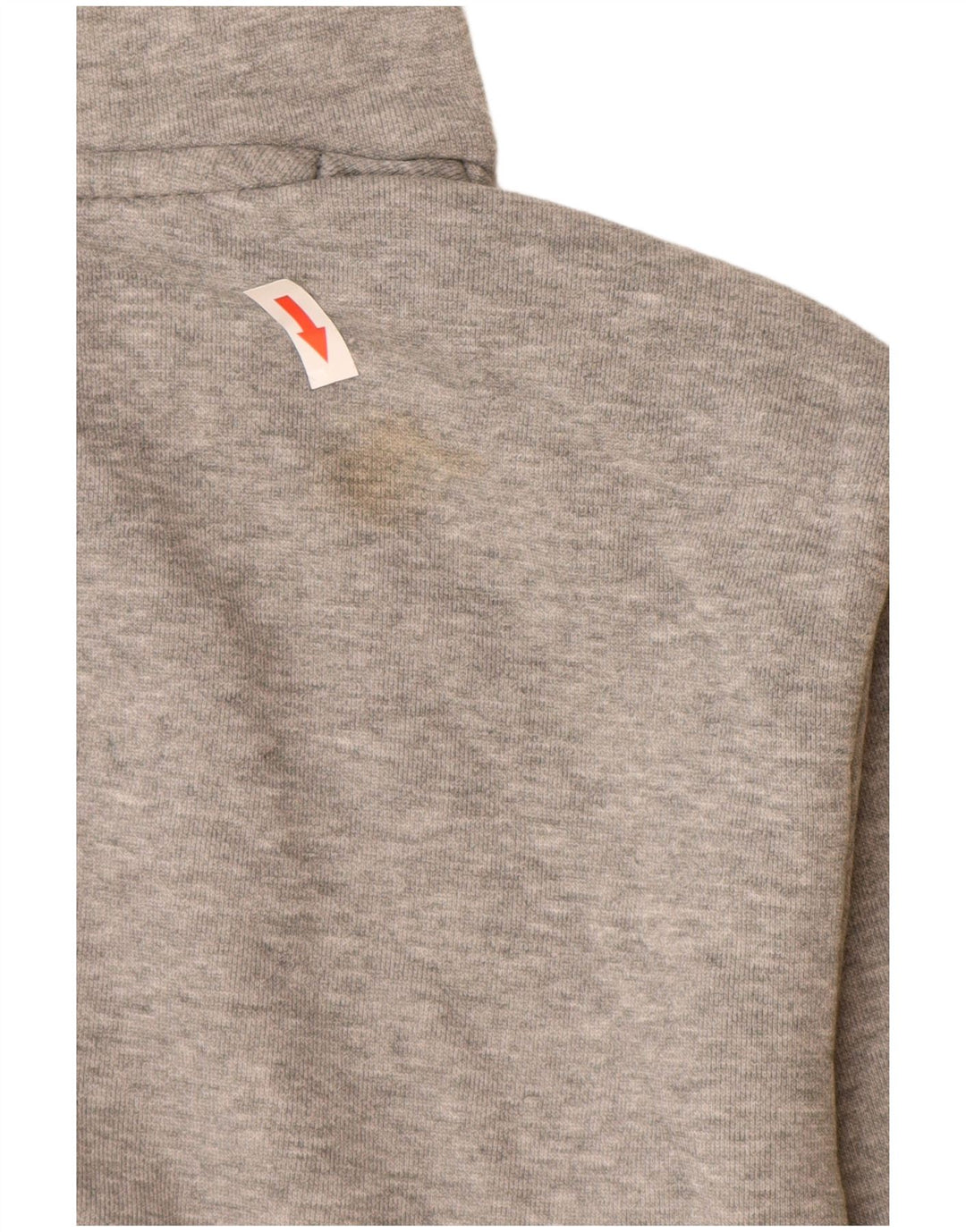 Puma Mens Hoodie Jumper Medium Grey Flecked Cotton