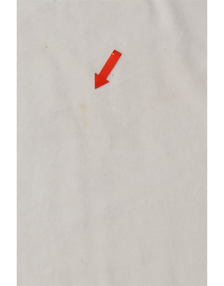 NIKE Mens Graphic T-Shirt Top Medium White Cotton Vintage Nike and Second-Hand Nike from Messina Hembry 