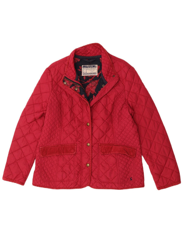 Joules Womens Quilted Jacket UK 16 Large Pink