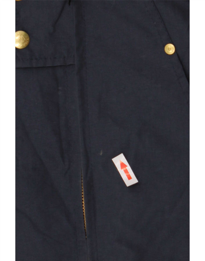 Richlu Mens Utility Jacket UK 38 Medium Navy Blue Nylon