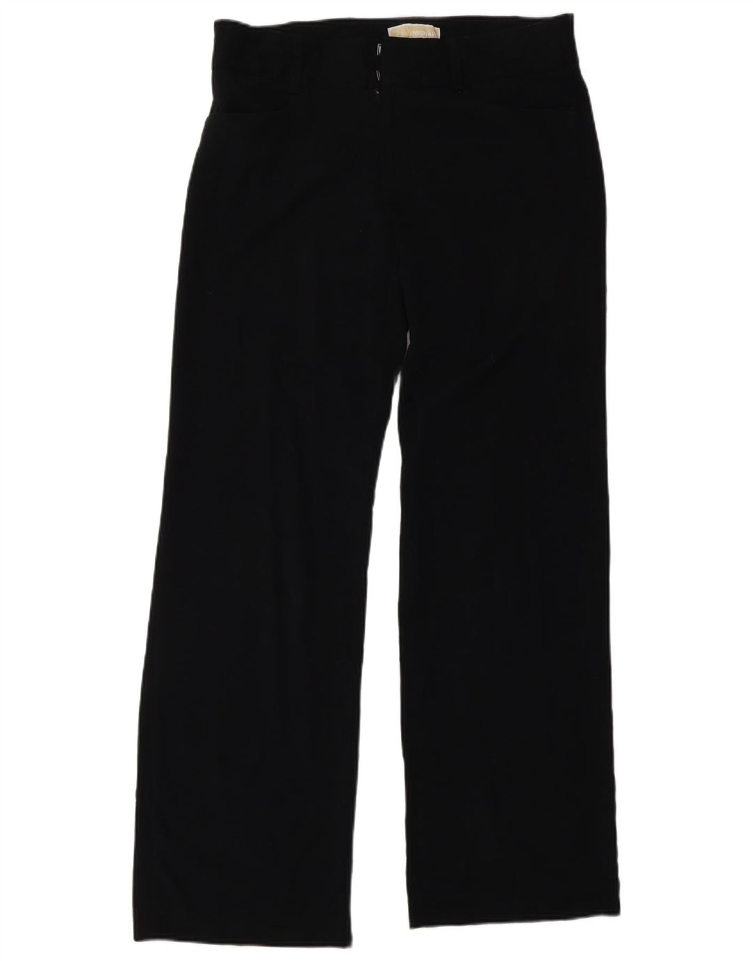 MICHAEL KORS Womens Straight Casual Trousers US 6 Medium W30 L32 Black