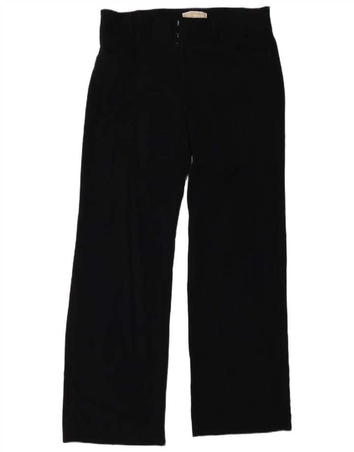 MICHAEL KORS Womens Straight Casual Trousers US 6 Medium W30 L32 Black