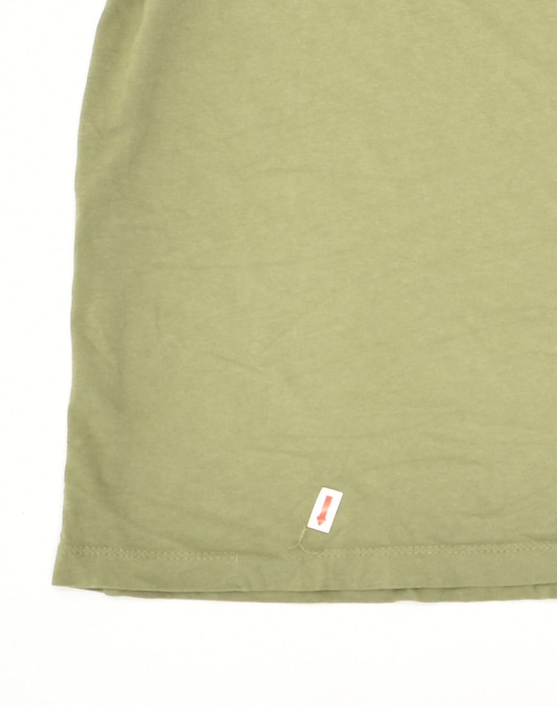 JACK & JONES Womens Graphic T-Shirt Top UK 18 XL Green Cotton | Vintage Jack & Jones | Thrift | Second-Hand Jack & Jones | Used Clothing | Messina Hembry 