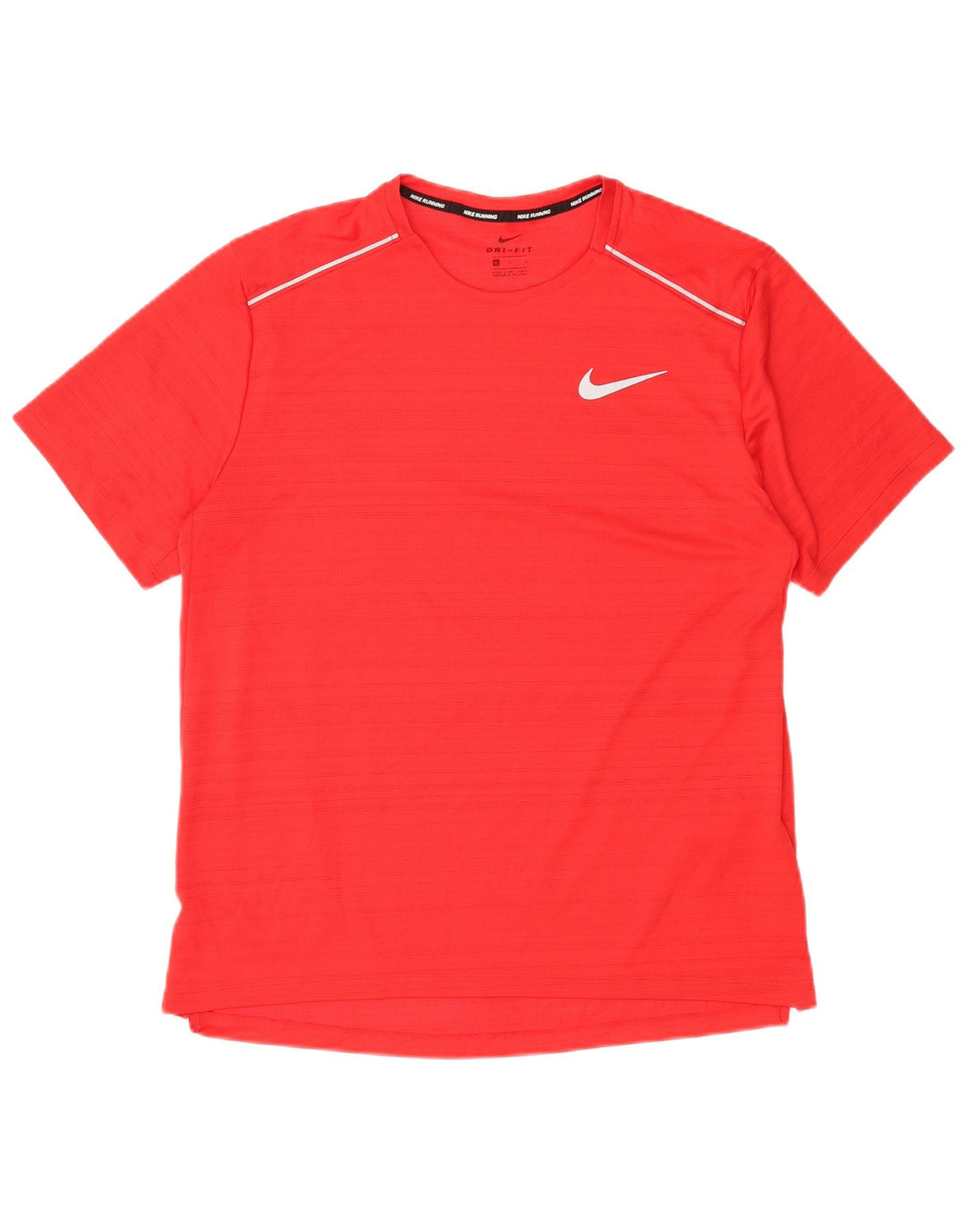 Nike Mens Dri Fit T-Shirt Top Large Red Polyester
