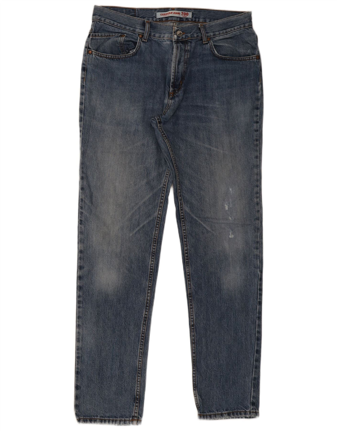 Carrera Mens 700 Regular Slim Jeans W36 L34 Blue Cotton