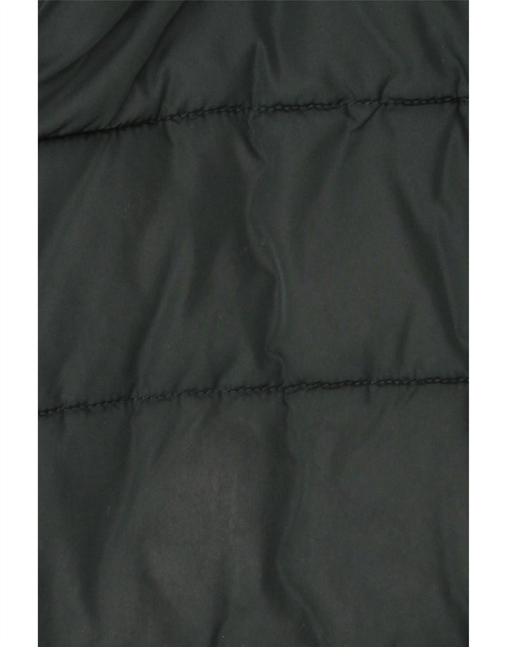 Hobbs Womens Hooded Padded Coat UK 14 Large  Green Polyester