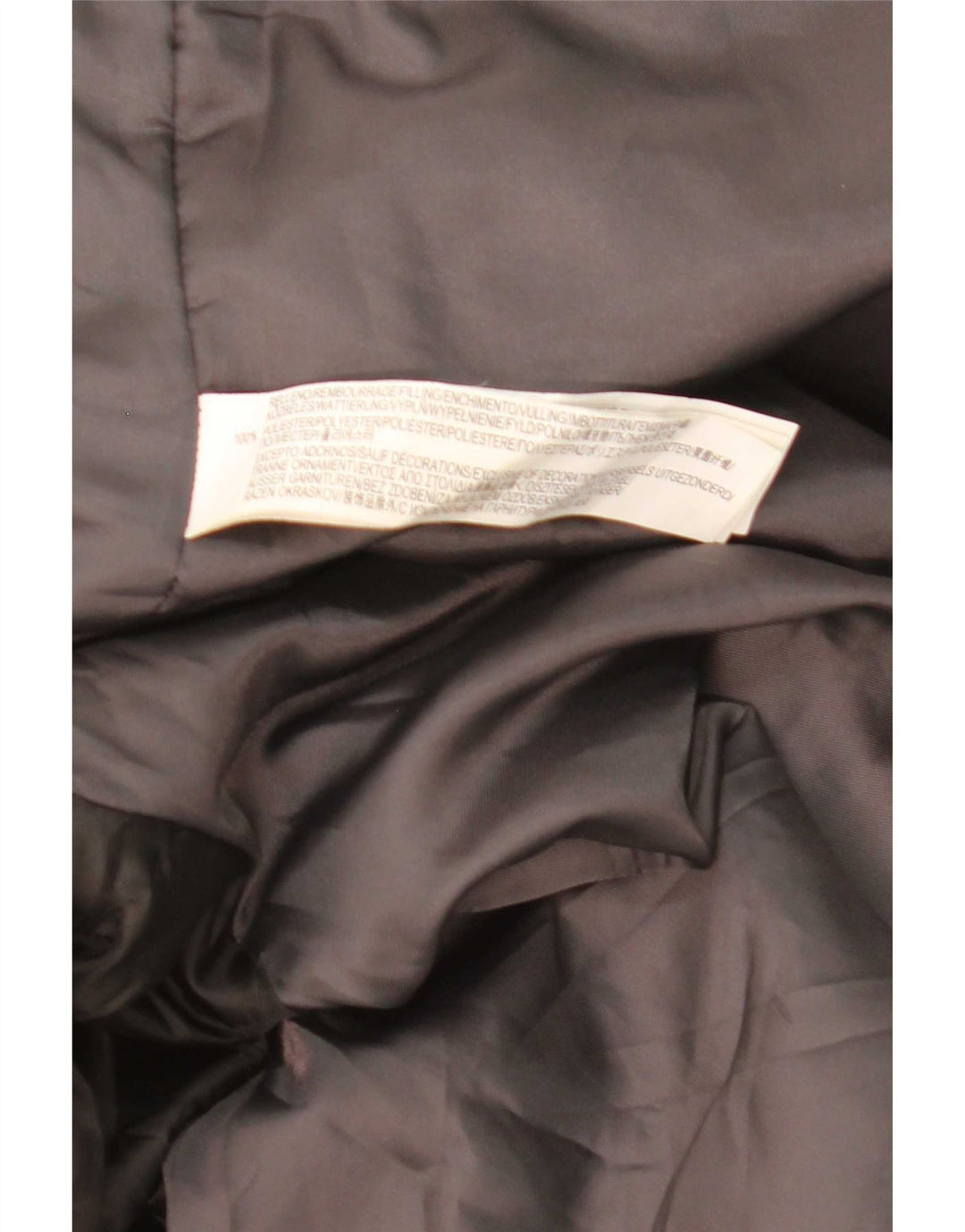 Zara Mens Hooded Padded Coat UK 38 Medium Navy Blue Polyester