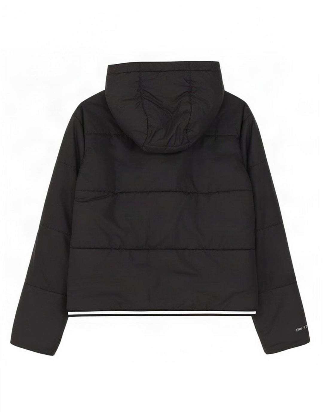 Nike Womens Therma-Fit Hooded Oversized Padded Jacket UK 14 Medium Black