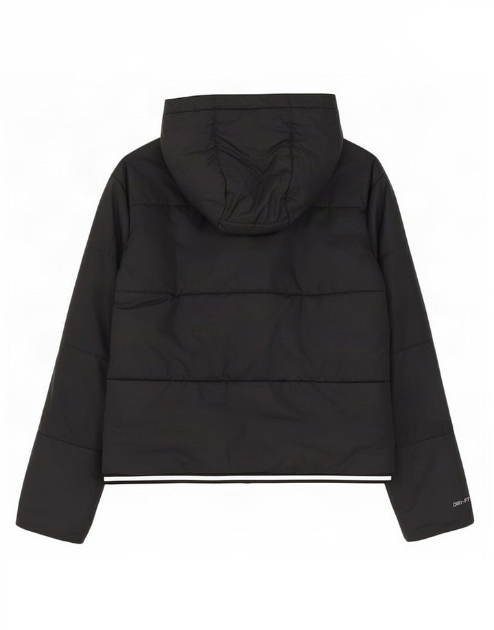 Nike Womens Therma-Fit Hooded Oversized Padded Jacket UK 14 Medium Black