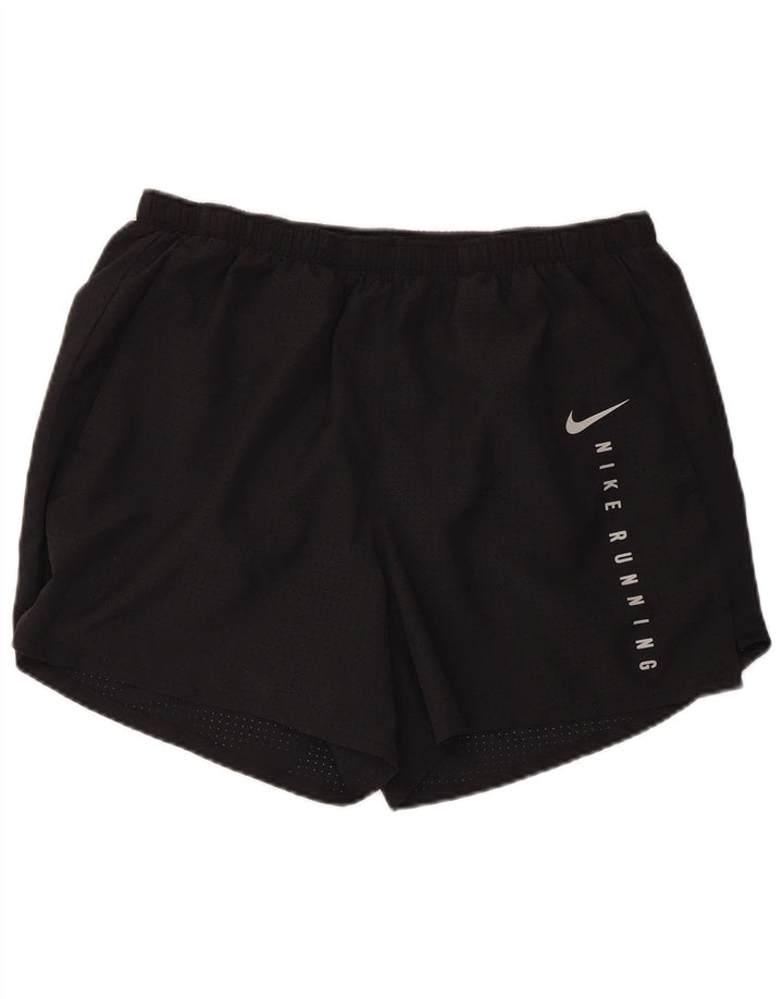 NIKE Mens Dri Fit Graphic Sport Shorts XL  Black Polyester